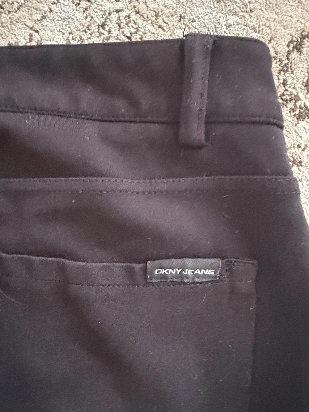 DKNY Black Skinny Stretch Jeans for Women